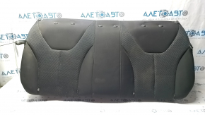 Dodge Dart 13-16 SXT rear seat back, black, one-piece, with perforated fabric inserts, dry-cleanable, dented, faded