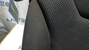 Dodge Dart 13-16 SXT rear seat back, black, one-piece, with perforated fabric inserts, dry-cleanable, dented, faded