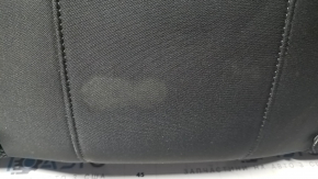 Dodge Dart 13-16 SXT rear seat back, black, one-piece, with perforated fabric inserts, dry-cleanable, dented, faded