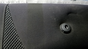Dodge Dart 13-16 SXT rear seat back, black, one-piece, with perforated fabric inserts, dry-cleanable, dented, faded