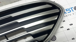 Ford C-max MK2 2017-2018 USA front bumper upper grille, restyling, chrome, non-factory holes, broken mount, sand