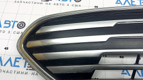 Ford C-max MK2 2017-2018 USA front bumper upper grille, restyling, chrome, non-factory holes, broken mount, sand