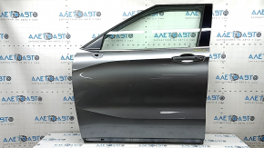 Mitsubishi Outlander 22-25 keyless front left door assembly, graphite U17, without lower trim, scratches on the trim