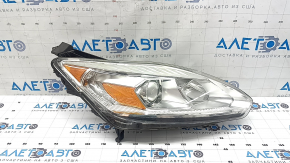 Ford C-max MK2 17-18 right front headlight assembly, polished