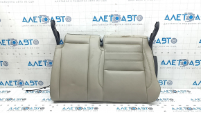 Rear seat cushion, 2nd row, left, Ford C-max MK2 13-18, gray leather, dry-cleanable, wrinkled