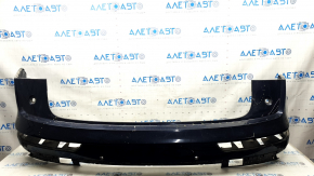 Bare rear bumper, upper part, Audi Q5 80A 18-20, for parking sensors, black, scratches, broken mount