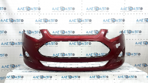 Front bumper bare Ford C-max MK2 13-18 USA red, pressed, tears, missing fragments, broken fastener
