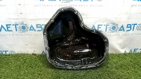 Toyota Camry v55 2.5 15-17 USA 2AR-FE oil pan is dented and scratched.