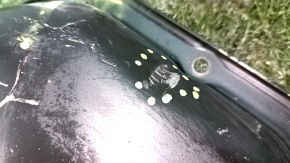 Toyota Camry v55 2.5 15-17 USA 2AR-FE oil pan is dented and scratched.