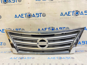 Radiator grill grill Nissan Sentra 13-15 prerest without emblem
