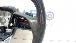 Audi Q5 80A 18-20 leather steering wheel, gray, no buttons, heated, dry-cleanable, scratches