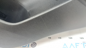 Mitsubishi Outlander 22-23 rear right door panel, black with gray leather, with gray leather armrest, with handle, scratches, dented, needs cleaning