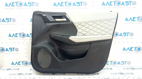 Mitsubishi Outlander 22-23 front right door panel, black with gray leather