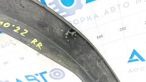 Mitsubishi Outlander 22-25 rear right fender arch trim, structure, scratches, pressed, broken fasteners