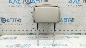 Audi Q5 80A 18-20 passenger seat headrest, beige leather, scratches