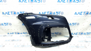 Front bare bumper, right side, Audi Q5 80A 18-20, white, for parking sensors, for headlight washers, without plug