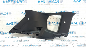 Mitsubishi Outlander 22-25 black rear pillar trim, left, for 3 rows, with plug, worn, crack in mount