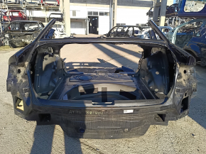 Audi A4 B8 08-16 sedan rear panel, 3 parts, on the body, blue