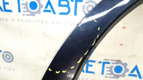 Rear left fender arch trim for Audi Q5 80A 18-24, broken mount, scratches, sand