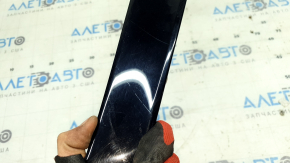 Rear spoiler, trunk lid, left trim, Audi Q5 80A 18-24, gloss black, scratches
