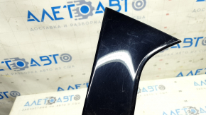 Rear spoiler, trunk lid, left trim, Audi Q5 80A 18-24, gloss black, scratches