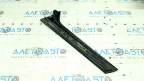 Rear spoiler, trunk door, right trim, Audi Q5 80A 18-24, black - gloss, scratches