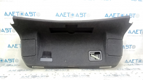 Black trunk lid trim for Audi A4 B8 13-16 restyling sedan, scratches on the handle