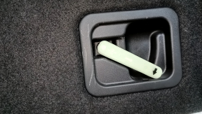 Black trunk lid trim for Audi A4 B8 13-16 restyling sedan, scratches on the handle