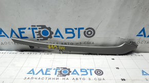 Upper center console trim, left side, Nissan Altima 13-15, gray, scratches
