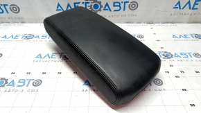 Nissan Altima 16-17 leather armrest, black, black stitching