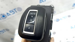 Mitsubishi Outlander 22-25 black leather gearshift knob with scratches