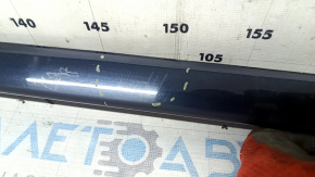 Left door sill molding for Audi A4 B8 08-16, blue, scratched