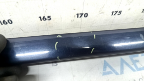 Left door sill molding for Audi A4 B8 08-16, blue, scratched