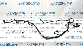 Mitsubishi Outlander 22-25 rear bumper wiring for parking sensors, BSM, and foot-operated trunk opening sensor; the connector for the foot-operated trunk opening sensor is cut off.
