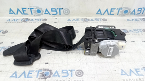 Driver's seat belt Audi A4 B8 08-16 black, broken