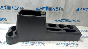 Jeep Patriot 11-17 center console, bare, black, with scratches and burns.