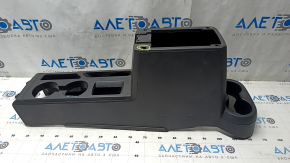 Jeep Patriot 11-17 center console, bare, black, with scratches and burns.