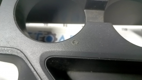 Jeep Patriot 11-17 center console, bare, black, with scratches and burns.