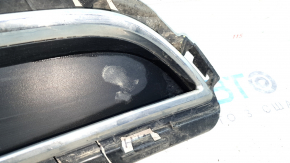 Right rear bumper grille for Audi Q5 80A 18-20, structure, with chrome, broken fastening, sand