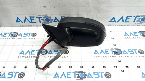 Left side mirror assembly for Mitsubishi Outlander 22-25, 13+2 pins, turn signal, heated, auto-folding, BSM, camera, graphite