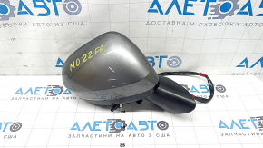 Mitsubishi Outlander 22-25 right side mirror assembly, 13+2 pins, turn signal, heated, auto-folding, BSM, camera, graphite