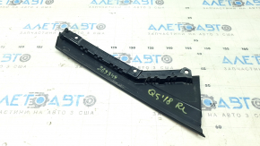 Rear left side door trim for Audi Q5 80A 18-24, black gloss, scratches