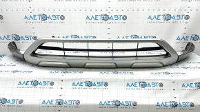 Mitsubishi Outlander 2020-2025 front bumper lip with gray, broken mount, scratches