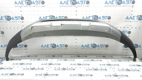 Mitsubishi Outlander 2020-2025 front bumper lip with gray, broken mount, scratches