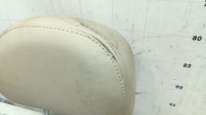 Rear left headrest for Audi Q5 80A 18-20 leather, beige, for cleaning