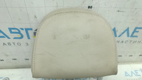 Rear right headrest for Audi Q5 80A 18-20 leather, beige, ready to clean