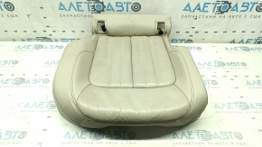 Rear seat cushion upholstery, 2nd row, right, Audi Q5 80A 18-20, beige leather, Standard, heated, cleanable