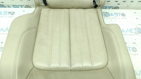 Rear seat cushion upholstery, 2nd row, right, Audi Q5 80A 18-20, beige leather, Standard, heated, cleanable