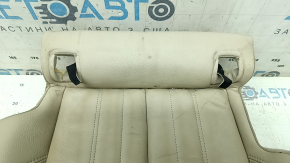 Rear seat cushion upholstery, 2nd row, right, Audi Q5 80A 18-20, beige leather, Standard, heated, cleanable
