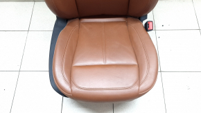 Alfa Romeo Giulia 17-18 passenger seat with airbag, electric, heated, red leather, microcracks